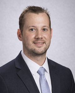 Corey Bichel, DO, radiologist at Piedmont South Imaging, an exceptional group of radiologists with locations in Newnan, Georgia and Fayetteville, Georgia
